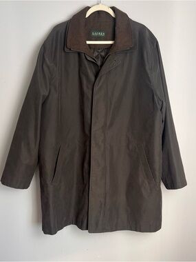Lauren Ralph Lauren Men's Brown Field Jacket or short Trench Coat